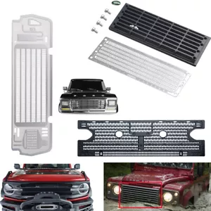 Air Vent Radiator Grille Cover Plate For 1:10 RC TRX-4 DEFENDER Browco - Picture 1 of 15