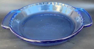 Vintage Anchor Hocking Cobalt Blue 9" Pie Plate [#1075] (EUC) - Picture 1 of 4