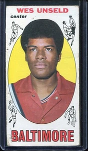 1969 Topps Basketball # 56 Wes Unseld (PR) Poor - Picture 1 of 2