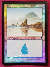 Magic The Gathering ODYSSEY FOIL ISLAND single land card MTG