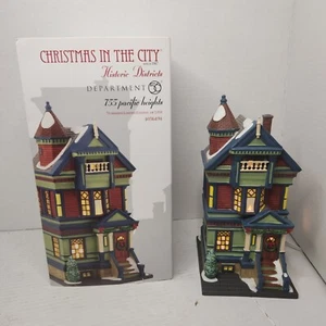 Dept 56 755 Pacific Heights Christmas In The City 4036494 Numbered In Box TESTED - Picture 1 of 20