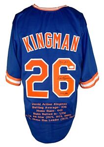 Dave Kingman autographed signed inscribed jersey MLB New York Mets JSA COA