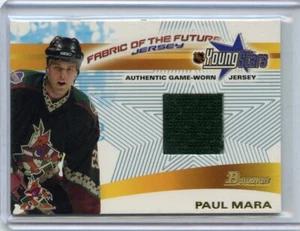 2001-02 Bowman YoungStars Relics #FFJ-PM Paul Mara J - Picture 1 of 2