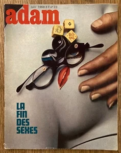 Adam magazine . French. June 68. Film. Sexes. Peanuts. mens fashion Togo RARE - Picture 1 of 18
