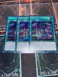 Yugioh! x3 Link into the VRAINS! MP22-EN271 PRISMATIC SECRET RARE Playset - Picture 1 of 1