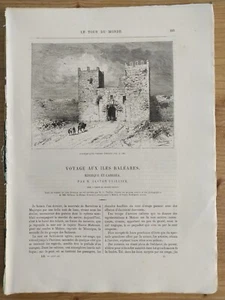 Voyages aux îles Baléares MINORQUE Le Tour du Monde 1888 Espagne Minorca Spain - Foto 1 di 23