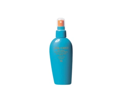 Shiseido spray protetor solar refrescante FPS 16 para corpo/cabelo 5 oz novo na caixa - Imagem 1 de 4