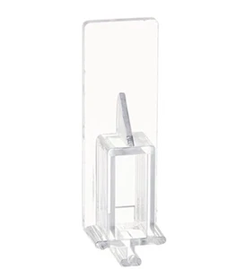 50x Azar Displays 600029,75” x 2,25” geformte Kunststoffschieber Federzug Schienen - Bild 1 von 5