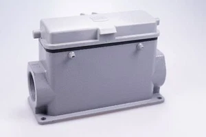 HARTING Han 24B-asg2-K-M32 19300240267 Carcasa zócalo con tapa de plástico - Imagen 1 de 3