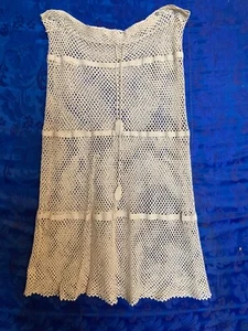 Handmade Vintage Crochet Maxi Skirt Knitted Whole Piece No Sewed Parts Unique - Picture 1 of 10