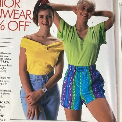 Catálogo Florida Miami Burdines 1990 Modelos de Moda Primavera Beachcore Nike Foto 1 de 4