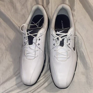 Nike Durasport III 3 Soft Spike Golf Shoes White 628527-101 Men's Sz 15 - Picture 1 of 7