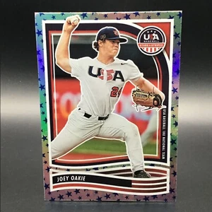 JOEY OAKIE 2024 USA Stars & Stripes BLUE HOLO 18U - Picture 1 of 2