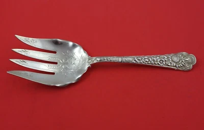 Cluny by Gorham Sterling Silver Fish Serving Fork brite-cut 8 1/2" - Image 1 of 2