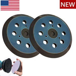 2x Almohadillas de lijadora 5" Gancho y bucle Placas de lijado para Black & Decker 27707 25708 27708 - Imagen 1 de 11