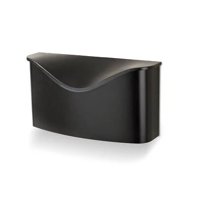Umbra 460322-040 Postino Wall-Mount Mailbox, Black - Image 1 of 4