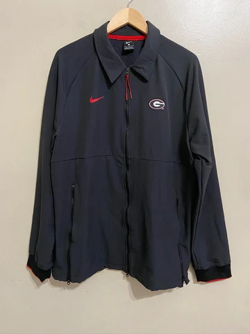 Nike UGA Georgia Bulldogs Football Team Issue On-Field Coach Jacket L CQ5595-010 Cover