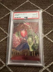 1995 Marvel Metal #4 - Gambit - PSA 10 GEM MINT E0 - Bild 1 von 4
