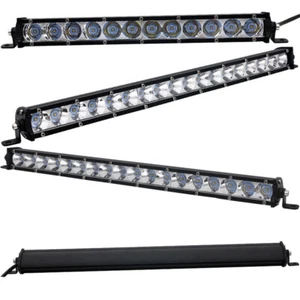 7"-50 inch 240W Slim Offroad LED Work Light Bar Single Row 5W-Leds ATV SUV Truck - Bild 1 von 23