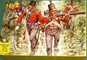 1/72 HAT 1/72 British Light Infantry 8036 Napoleonic MOS - Picture 1 of 2