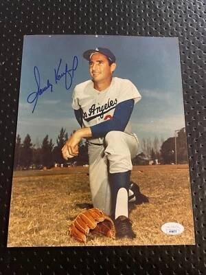 Sandy Koufax Signed Autographed Brooklyn Dodgers 8x10 Photo Picture JSA COA - Image 1 of 4