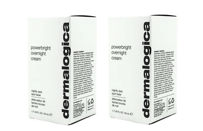 Dermalogica Powerbright ночной крем (1,7 унций / 50 мл) * новый / подлинный / 2 упаковки  - Изображение 1 из 4