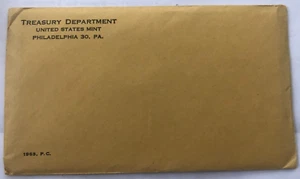 1963 P.C. NIE geöffnet 1963 Proof Set Treasury Department USA Silber - Bild 1 von 4