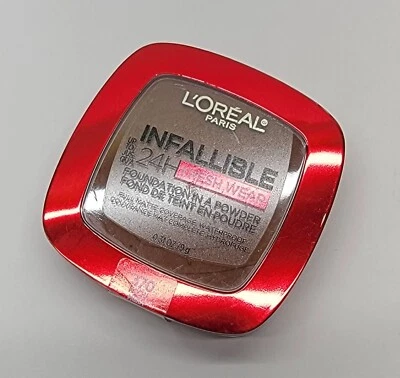 L'OREAL PARIS INFALLABLE up to 24H Fresh Wear Foundation #370 Mocha NEW - SEALED - Image 1 of 3