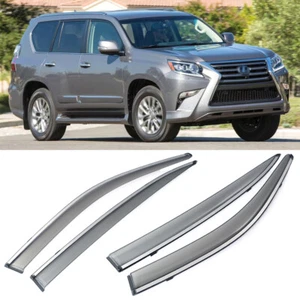 Sun/Rain Guards Window Visors Vent Shade Deflectors for 2010-2023 Lexus GX 460 - Picture 1 of 8