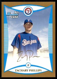 2008 Bowman Prospects Gold Zachary Phillips #BP23 - Picture 1 of 2