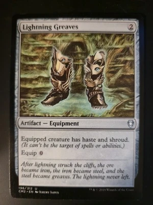 Lightning Greaves NM Commander Anthology Volume II MTG FREE SHIPPING - Image 1 of 2