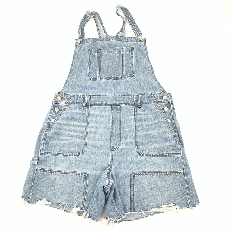 Pantalones Cortos de Denim AE American Eage Corte Talla XL Junior Mujer Azul Claro Foto 1 de 4