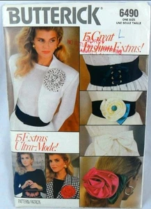UNCUT Butterick 6490 15 Great Fashion Extras! - Picture 1 of 1
