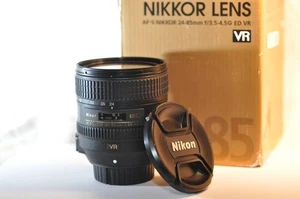 Nikon ED AF-S VR Nikkor 24-85mm f/3.5-4.5 G FX lens NICE for D850 D780 DF ZF Z7 - Picture 1 of 6