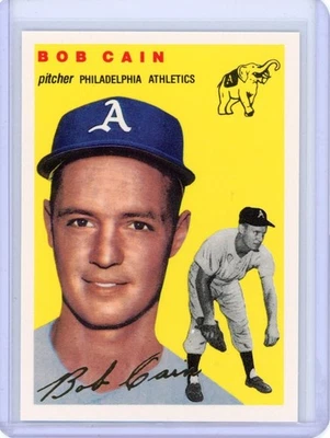 1994 TOPPS ARCHIVES 1954 BOB CAIN GOLD #61 ATHLETICS AS SHOWN FLAT $1 SHIPPING - Image 1 of 2