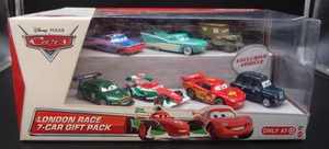 DISNEY PIXAR CARS LONDON RACE 7 PACK CHAUNCY FARES NEW - Picture 1 of 6