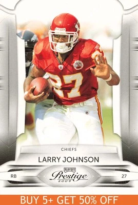2009 Playoff Prestige #49 Larry Johnson Kansas City Chiefs Football - Image 1 of 2