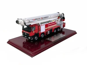 1:43 Mercedes-Benz ACTROS 4148 chassis DOUBLE ARM JET Fire Truck model Resin - Picture 1 of 12