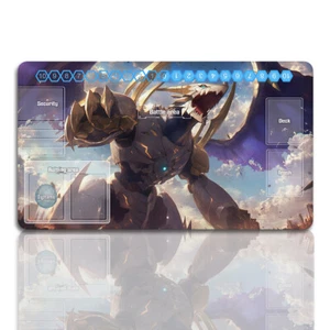 TCG Playmat Compatible Digimon Free Storage Bag Size 24X14IN Mouse Pad smb12 - Picture 1 of 18