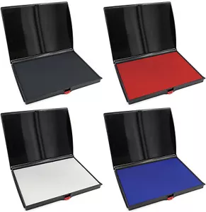 "Almohadilla de estampillas grande premium, fieltro, cubierta de plástico, S4, 5"" x 7" - Imagen 1 de 9