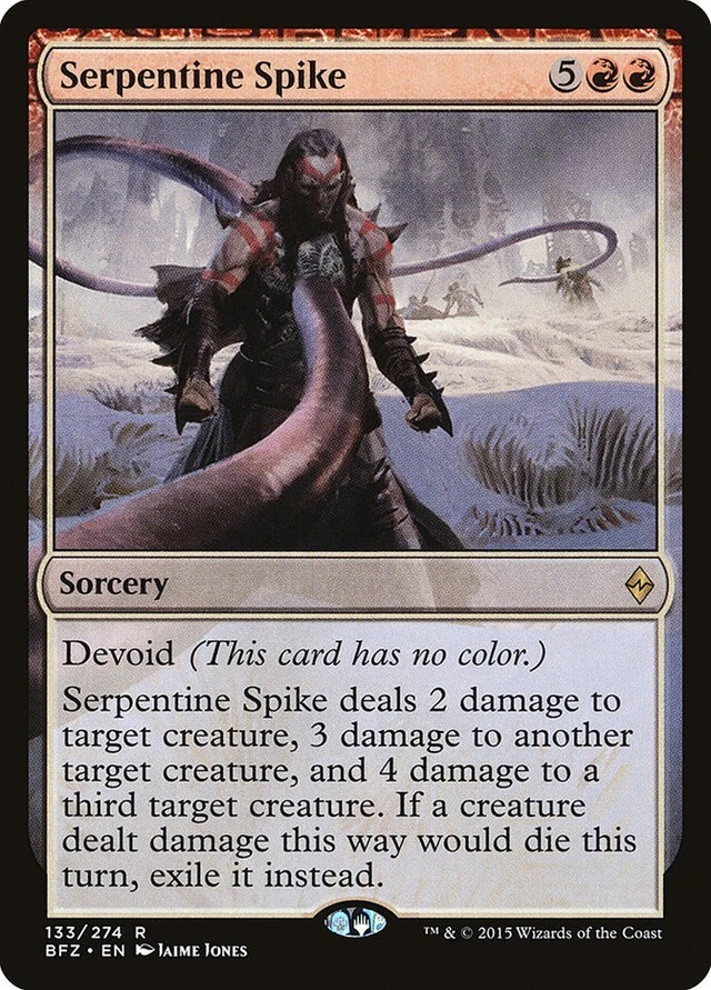 Battle for Zendikar - Serpentine Spike - MTG - LP - Image 1 of 1