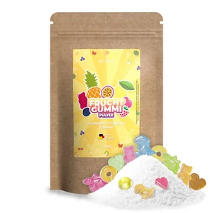 Belissia Gummibärchen Pulver zum herstellen von ca. 1KG Fruchtgummis + Anleitung - Bild 1 von 5