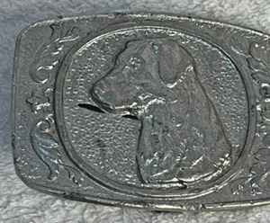 Wyoming Studio Art Works Labrador Retriever Belt Buckle 1977 - Picture 1 of 10
