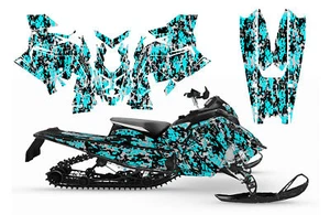 Polaris MATRYX INDY ASSAULT 2020-2022 graphic wrap kit 24 mil Digital Camo Blue - Picture 1 of 14