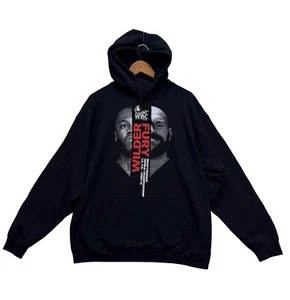 WBC Wilder Tyson Fury Heavyweight World Championship 2018 LA CA Winter Hoodie L - Imagen 1 de 4