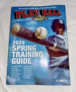 2024 Cactus League Spring Training MLB Baseball Preview program guide magazine - Picture 1 of 3