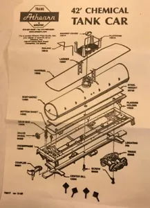 Athearn HO 42' & 62' Tank Car Parts - Part #15506 Set of 4 Placard Holders NEW - Picture 1 of 3