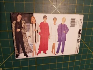Butterick Fast&Easy classics 6214 Petite Jacket, Duster, Top, Skirt & Pants - Picture 1 of 2
