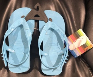 Havaianas UniSex Kids Blue Studded BR 31-32 - Length: 21cm Width: 9cm New - Picture 1 of 6