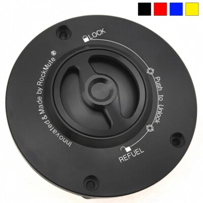 For Honda CBR 600RR 1000RR 954RR 929RR 900RR Fuel Gas Tank Cap Oil Cover Keyless — 第 1/4 张图片